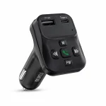 کارکیت فندکی بوکو CH029 بلوتوثی فلش‌خور با Type-C و USB نمای سه‌ربع روی پس‌زمینه سفید